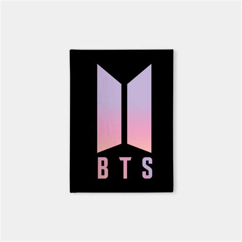 Alasan bts mengubah logo ternyata sangat berkaitan dengan fanbasenya, toppers. BTS logo Coloured - Min Suga - Notebook | TeePublic