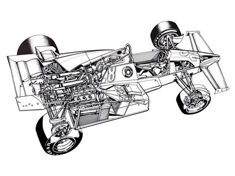 The general arrangement of single seat racing f1 car design software. Ferrari Formula 1 Cutaway Drawings | The Car Build Index ...