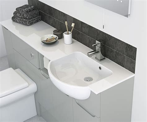 Trend Interiors Arco Worktop Mineral Cast Basin With Lh Combined
