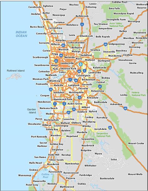 Map Of Perth Australia Gis Geography