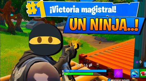 Un Ninja Fortnite Battle Royale Ps4 Youtube