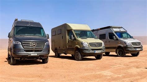 Drei X Mercedes Allrad Sprinter In Der Sahara Marokko Youtube