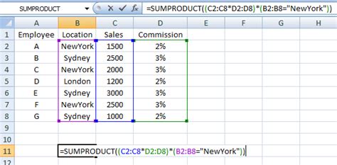 How To Use Sumproduct Function For Multiple Criteria In Excel