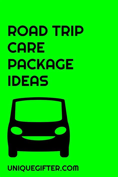 Once again, it's road trip season. Road Trip Care Package Ideas | Road trip, Road trip gifts ...