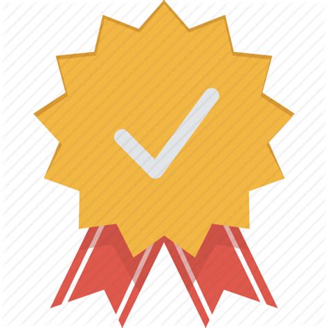 Badge Certificate Medal Quality Reward Icon Png Transparent