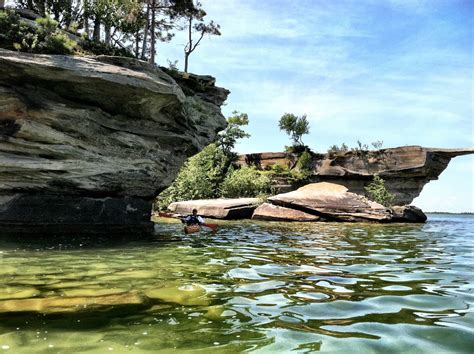 There are no hotels in port austin. world places: Turnip Rock Port Austin Michigan