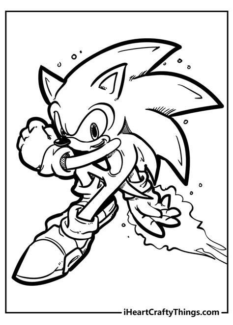 Free Printable Sonic Coloring Pages