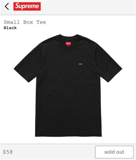 Supreme Black Small Box Logo Tee Grailed