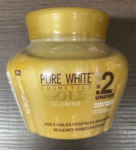 Pure White Gold Glowing Lightening Cup Cream Maxitone 250ml Clears Dark