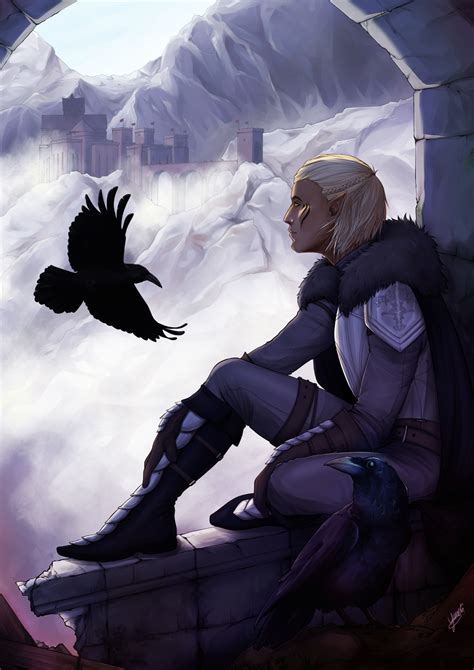 Zevran And Crows By Junie Junette Dragon Age Games Dragon Age