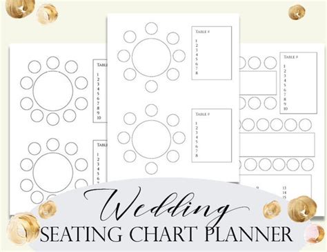 Printable 8 Person Round Table Seating Chart Template Free Table Bar