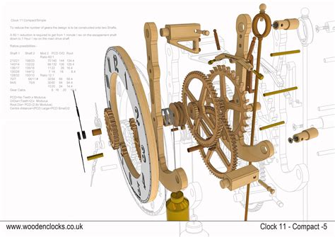 Build Diy Wooden Gear Clock Plans Pdf Pdf Plans Wooden Free Playground