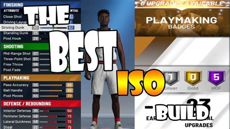 Best Iso Build On Nba 2k20 I Most Op Build Youtube