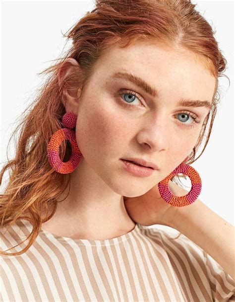 Tassel Earrings For Women Bohemian Statement Earrings Fan Shape Earring