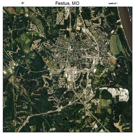 Aerial Photography Map Of Festus Mo Missouri
