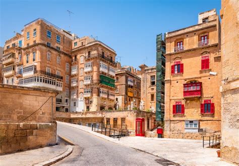 Historic City Centre Of Valletta Malta Stock Photo Image Of Ancient