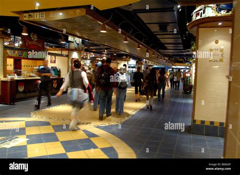 Canada Quebec Montreal Underground Shopping Stock Photo Alamy