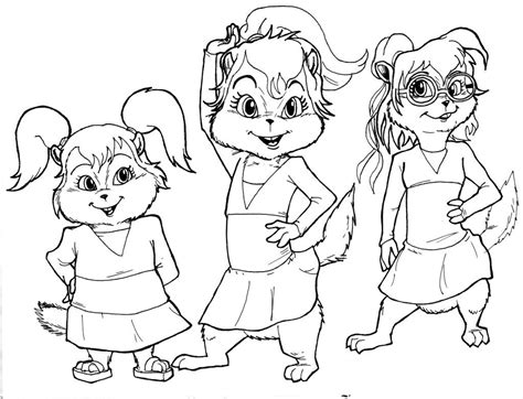 The Chipettes Coloring Pages ~ Coloring Pages