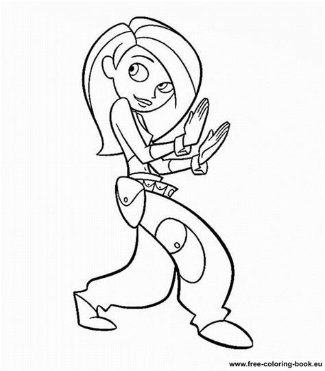 Kim Possible Coloring Sheets Clip Art Library