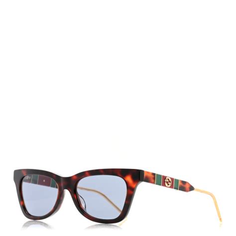 Gucci Acetate Cat Eye Gg0598s Sunglasses Havana 1297409 Fashionphile