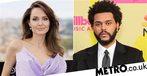 Angelina Jolie And The Weeknd Pictured On Dinner Date Metro News
