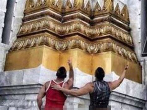 Butt Selfies Tourists Arrested After Baring Bottoms At Buddhist Temple The Province