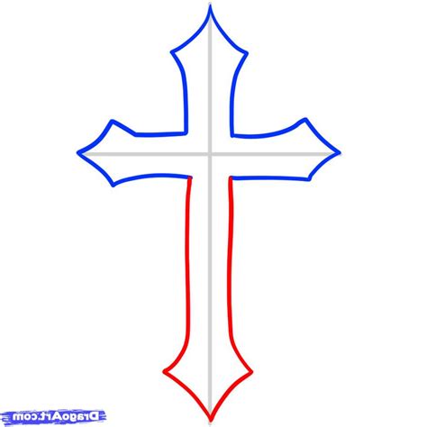 However, scaling back to normal and drawing the black cross is what i cannot seem to get my head around. How To Draw Cool Crosses | Free download on ClipArtMag