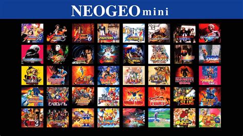 Neo Geo Mini Se Revela La Lista Completa De Juegos Incluidos