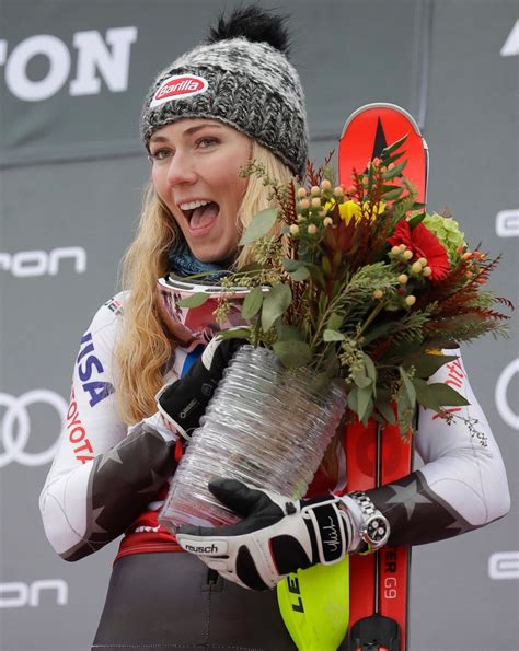Mikaela Shiffrin Fueled By Home Support Closes In On A Childhood Idol