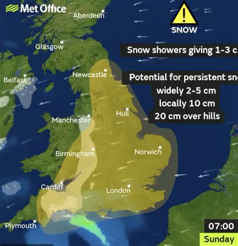 Snow Met Office Weather Warnings Live Updates Latest