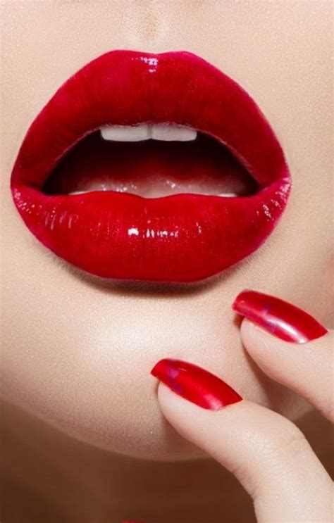 Lip Inspiration Red Nails Red Lips Lips Inspiration