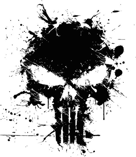 Download Punisher Skull Design 12318 Transparent Png