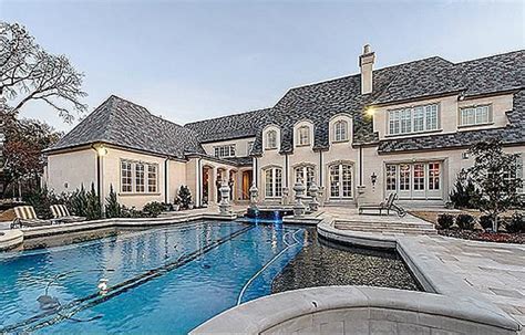 11 Million Newly Listed French Chateau In Dallas Tx Homes Of The Rich