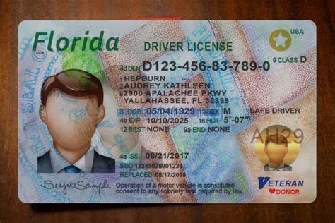 Florida Driver License Psd Template High Quality Psd Template In 2020
