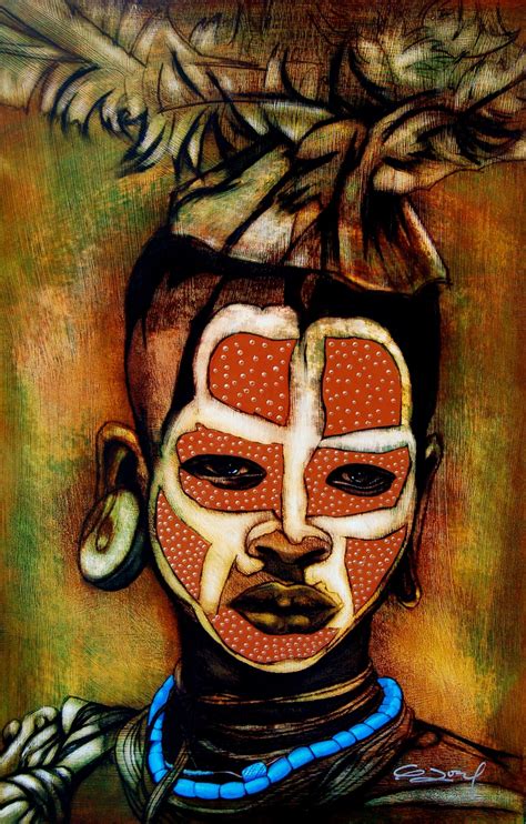 Gerald Ivey Art Blu Nile African Art African American Art Africa Art