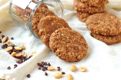 The best sugar free chocolate chip cookies, a delicious recipe for homemade cookies made without added sugar. Healthy Peanut Butter Oatmeal Cookies | Recipe | Healthy sweets, Vegan desserts, Gluten free ...