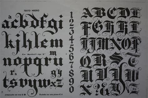 Letras Goticas Caligrafia Gotica Abecedario En Mayusculas Y Images