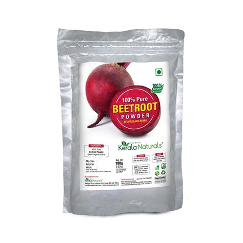 Buy Kerala Naturals Beetroot Powder 100 Gm Online At Best Price