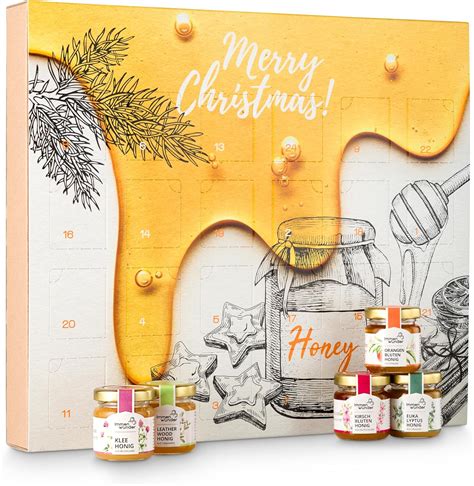 Immenwunder Honeymood Advent Calendar With Honey 24x50g Honeys From Around The World Honey Set