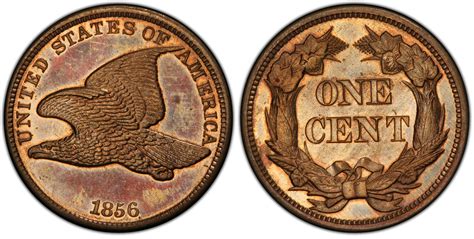 1856 1c Flying Eagle Regular Strike Flying Eagle Cent Pcgs Coinfacts
