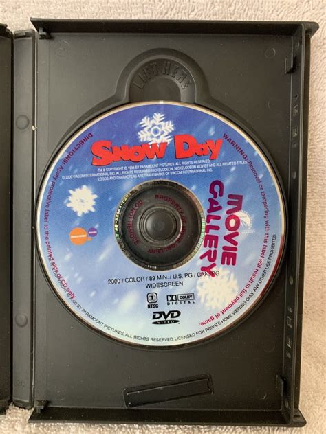 Snow Day Dvd 2000 Widescreen Ebay