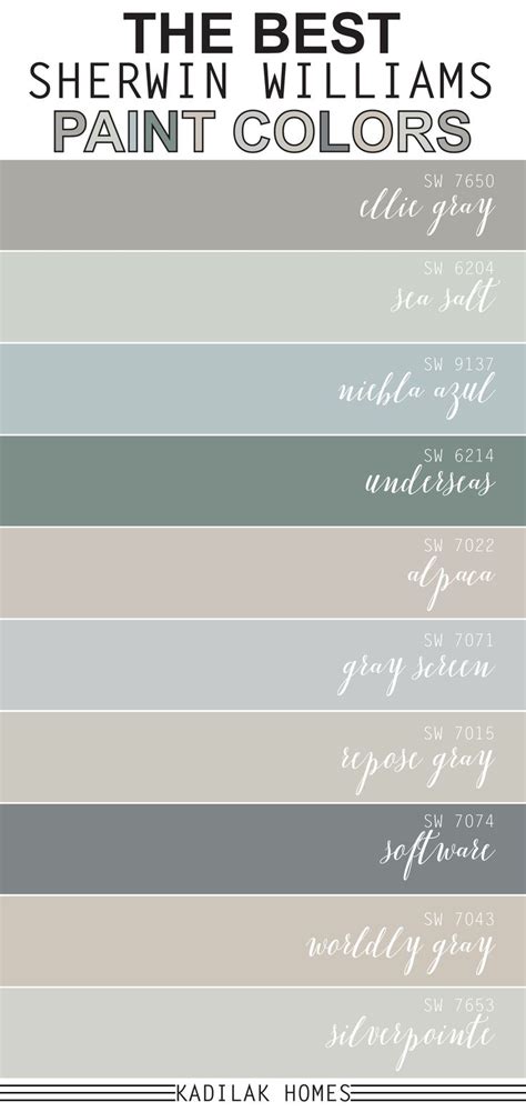 Maybe you would like to learn more about one of these? The Best Sherwin Williams Paint Colors | Best sherwin ...