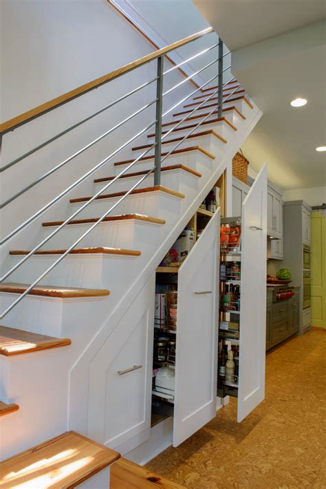 Adding the kitchen to the dead space under your staircase is no exception! 15 Stair Design Ideas For Unique & Creative Home