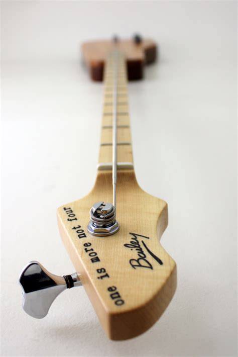 Bailey Custom One String Bass 77 Assembly And Set Up