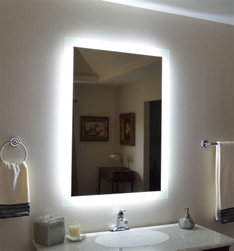 Find new wall mirrors for your home at joss & main. Side-Lighted LED Bathroom Vanity Mirror: 32 | Diy vanity mirror, Lighted vanity mirror, Diy ...