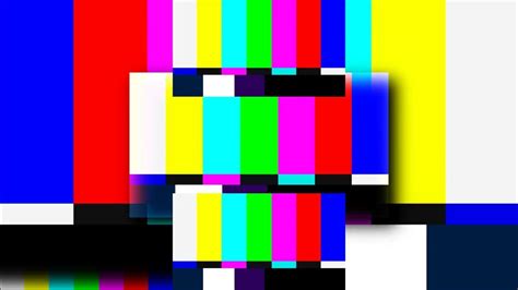 Ytpmv Tv Colour Bars Test Card Screen With Sine Tone In 4k Scan Youtube