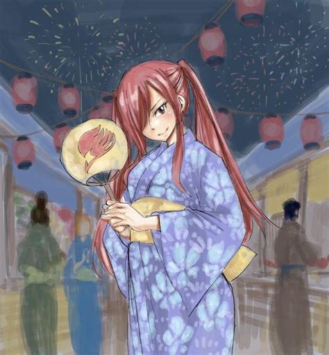 Mashima Hiro Erza Scarlet Fairy Tail Official Art Red Hair Image