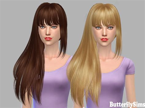My Sims 4 Blog Butterflysims 154 Hair For Females