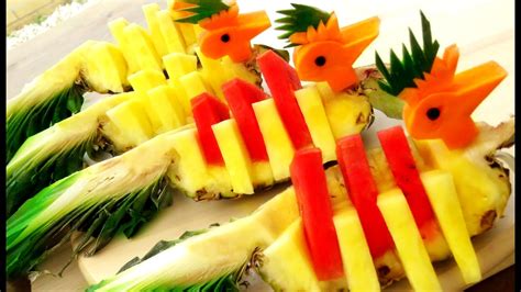 Step By Step How Its Made Fruit Decoration Party Food