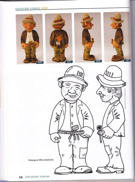 11 Wonderful Carving Caricatures Free Patterns Collection Caricature